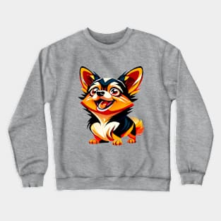 Cute Puppy Funny Crewneck Sweatshirt